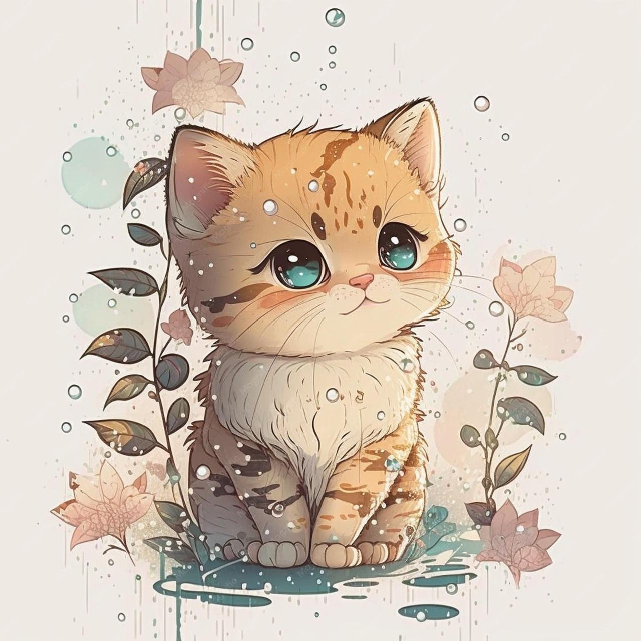 Premium Photo | Creative Cute Digital Art Cat Kitten Kawaii Common Car Problems That Drivers Ignore